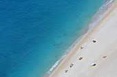 Myrtos beach is considered to be one of the most beautiful beaches on the island of Kefalonia. It is located on the west coast of the Ionian Islands, Greece