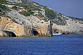 Felsformationen am Kap Skinari im Norden der Insel Zakynthos, Ionische Inseln, Griechenland