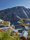 Nusfjord, Flakstadoya, Lofoten, Nordland, Norway