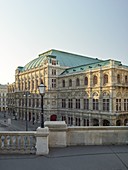 Vienna State Opera from the Albertina, 1st district Innere Stadt, Vienna, Austria