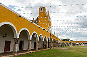 Convento de San Antonio, Izamal, the yellow city, Yucatan, Mexico, North America
