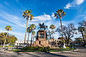 Morelos square with Morelos monument, Morelia, UNESCO World Heritage Site, Michoacan, Mexico, North America