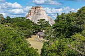 Die Maya-Ruinen von Uxmal, UNESCO-Weltkulturerbe, Yucatan, Mexiko, Nordamerika