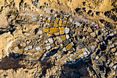 Luftaufnahme der Salzminen von Fachi, Tenere Wüste, Niger, Westafrika, Afrika