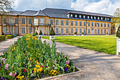 Hofgarten und Neues Schloss in Bayreuth, Bayern, Deutschland