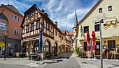 Obere Marktstrasse in Bad Kissingen, Bavaria, Germany