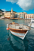 Hafen von Marina Corta, Stadt Lipari, Insel Lipari, Äolische Inseln, Sizilien, Italien