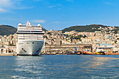 Harbour view, Genoa, Liguria, Italy, 