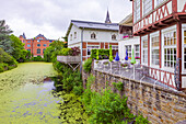 Mühlengraben von der Kleine Brücke in Essen-Kettwig, Nordrhein-Westfalen, Deutschland