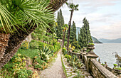 Botanischer Garten der Villa Monastero, Varenna, Lombardei, Italien