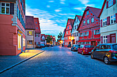 Nördlingerstrasse in Dinkelsbuehl, Bavaria, Germany