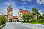 Noerdlinger Tor and Stadtmühle in Dinkelsbuehl, Bavaria, Germany