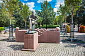Arnoldi Monument in Gotha, Thuringia, Germany