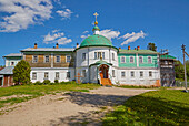 Monastery complex in the village of Goritsy near Kirillow, Goritsy Resurrection Monastery, Voskresenskij Goritskij Monastyr, Goritsy, Scheksna, Volga-Baltic Canal, Vologda Oblast, Russia, Europe