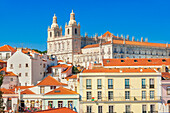 Ansicht des Viertels Alfama, Lissabon, Portugal