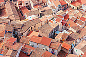 Cefalu-Stadt, Ansicht von oben, Cefalu, Sizilien, Italien