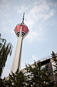 TV tower 'West Pearl Tower' in Chengdu, Sichuan Province, China, Asia