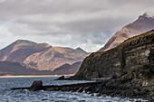 View from Elgol on the Cuilins mountain range, Isle of Skye, Scotland, UK