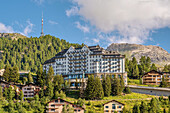 Carlton Hotel St.Moritz im Sommer, Graubünden, Schweiz