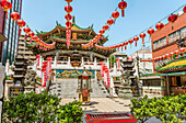 Kantei-byo is a Chinese shrine dedicated to "Kanwu" a famous general of a very famous historical Chinese novel, "The Romance of the Three Kingdoms"