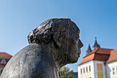 Käthe Kollwitz, Skulptur von Gustav Seitz, Skulpturenpark Magdeburg, Sachsen-Anhalt, Deutschland