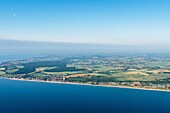 Top view of the Ostseebad Dahme, aerial view, Baltic Sea, Ostholstein, Schleswig-Holstein, Germany