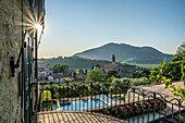 Exterior views of Arqua Pertrarca, one of the most beautiful villages in Italy, Veneto, Italy