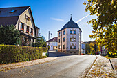 Clara-Zetkin-Strasse in Hildburghausen, Thuringia, Germany