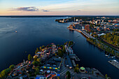 View from the Näsinneula tower to Särkänniemi amusement park, Tampere, Finland