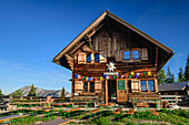 Goiserer Hütte am Hohen Kalmberg, Salzkammergutberge, UNESCO Welterbe Hallstatt, Oberösterreich, Österreich