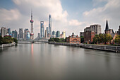 View of Pudong, Shanghai, People&#39;s Republic of China, Asia