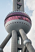 Oriental Pearl Tower in Pudong, Pudong, Shanghai, People&#39;s Republic of China, Asia