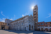 Der Dom San Martino in Lucca, Provinz Lucca, Toscana, Italien