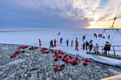 Touristenfahrt mit dem historischen Eisbrecher Sampo, Kemi, Finnland