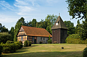 St. Magdalenen Church, Undeloh, Lueneburg Heath Nature Park, Lower Saxony, Germany