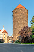 Donatsturm am Stadttor in Freiberg, Sachsen, Deutschland