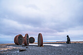 Denkmal "Kinder der Welt", Nordkap, Finnmark, Norwegen, Europa