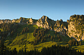 Bergkette Besler, bei Oberstdorf, Allgäuer Alpen, Allgäu, Bayern, Deutschland