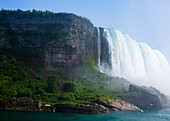 Cliff near Horseshoe Falls in Niagara Falls, Ontraio