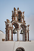 Griechisch-orthodoxe Kirche in Pyrgos, Santorini, Santorin, Kykladen, Ägäisches Meer, Mittelmeer, Griechenland, Europa