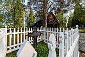Old church and cemetery of Sodankylä, Finland
