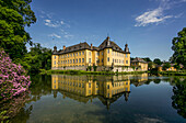Wasserschloss Dyck in Jüchen, Rheinkreis Neuss, Nordrhein-Westfalen, Deutschland
