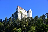 Schloss Prunn bei Riedenburg an der Altmühl und Main-Donau-Kanal, Nieder-Bayern, Deutschland