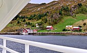 Fähre zur Insel Bremanger, Norwegen