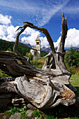 Pfarrkirche in Sulden, Ortlergebiet, Nationalpark Stilfserjoch, Südtirol, Alto Adige, Italien