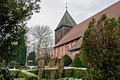 Seemannskirche, zählt zu den ältesten Baudenkmälern auf der Ostseehalbinsel Fischland-Darß-Zingst, Prerow, Mecklenburg-Vorpommern, Deutschland