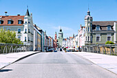 Vilsbiburg, Lower Town, town square, town hall, German gate