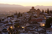 View over Albaicin, Granada, Andalucia, Spain.