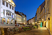 Ljubljana; Mestni trg, Town Square, City Hall, Mestna Hisa
