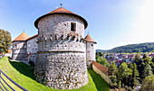 summer; Žužemberk Castle